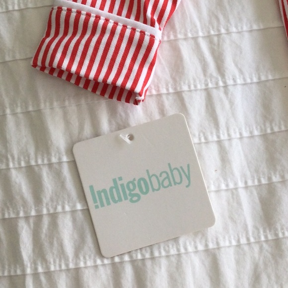NWT long sleeved striped onesie - Picture 6 of 9